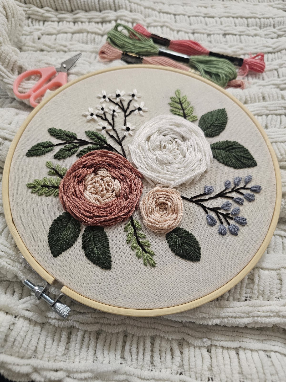 Embroidery cover